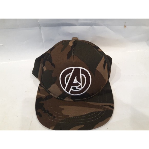 MARVEL Avengers Baseball Style CAMO Hat Cap Strapback Adjustable One Size - Picture 8 of 10